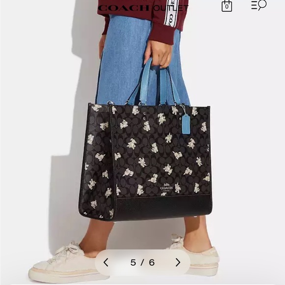 Coach Dempsey purse bag tote puppies puppy nwt very large new - Picture 5 of 16